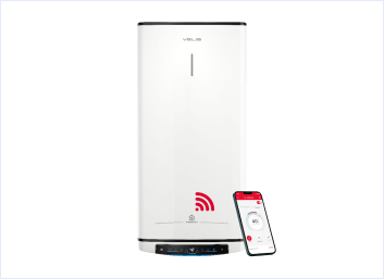 Termo eléctrico Ariston Velis PRO wifi de 50 litros disponible para instalación en Barcelona