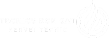 Logotipo de Tecnics BCN SAT, especialistas en climatización y calefacción en Barcelona