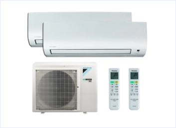 Sistema multisplit Daikin 2x1 con unidad exterior MXM50A9