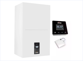 Caldera de condensación Ferroli BlueHelix Alpha 24C para instalación de calderas en Barcelona
