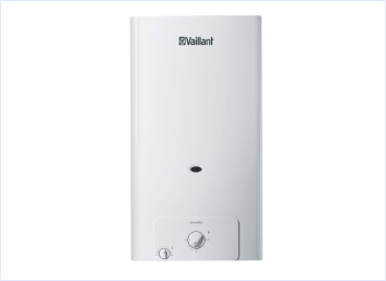 Calentador de gas Vaillant Atmomag atmosférico listo para instalación en Barcelona